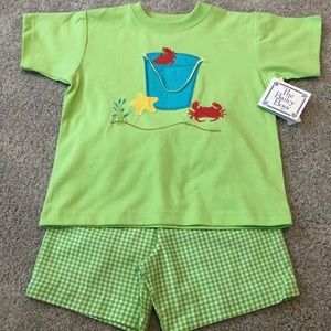 NWT Bailey Boys 4T Beach 2 Piece Outfit